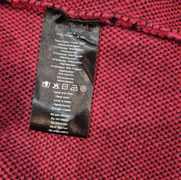 Tara Jarmon Pink and Red Houndstooth Blazer Size Medium (8) Excellent Condition - Picture 8 of 8